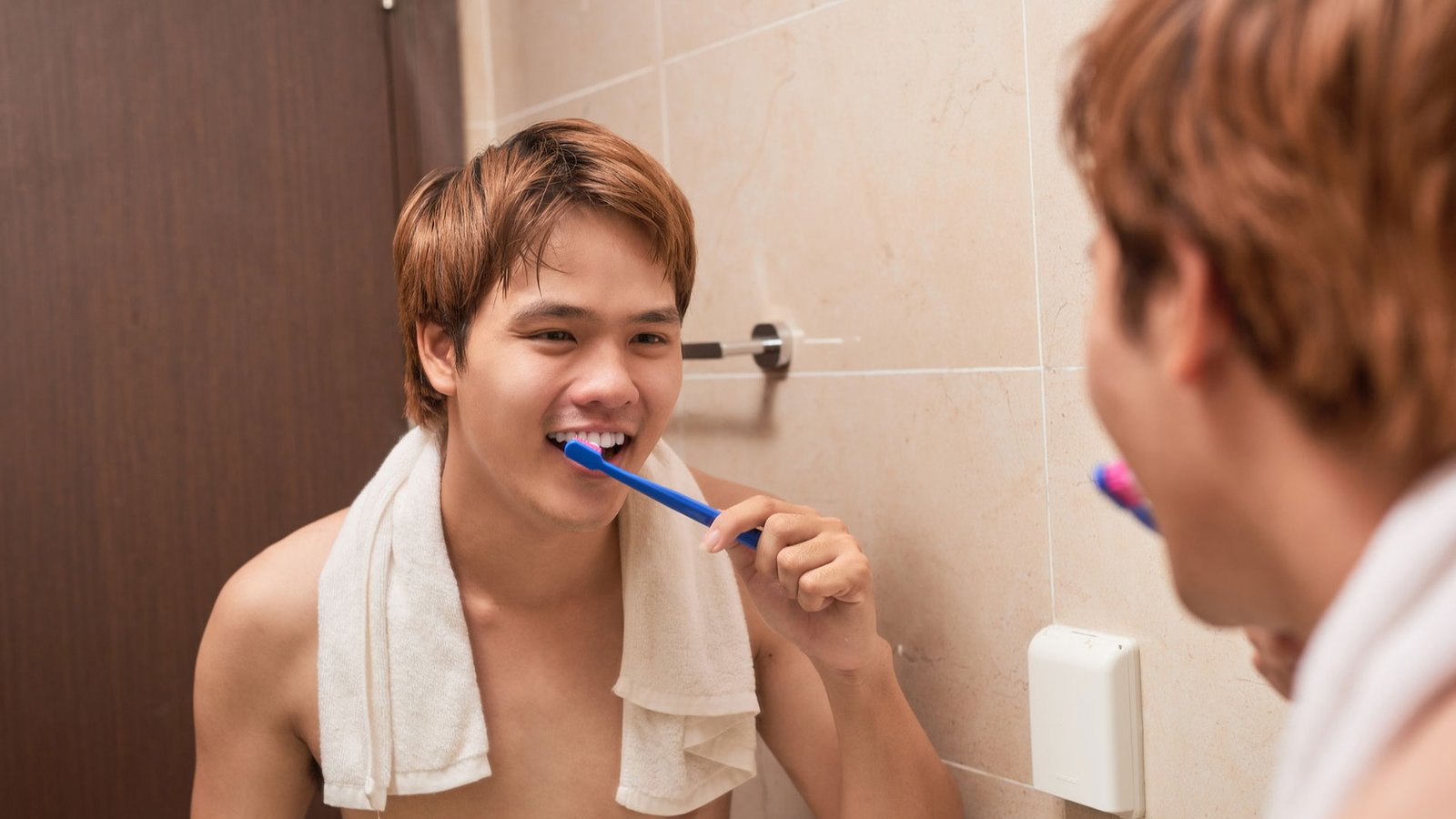 brush your teeth daily for good oral health.
